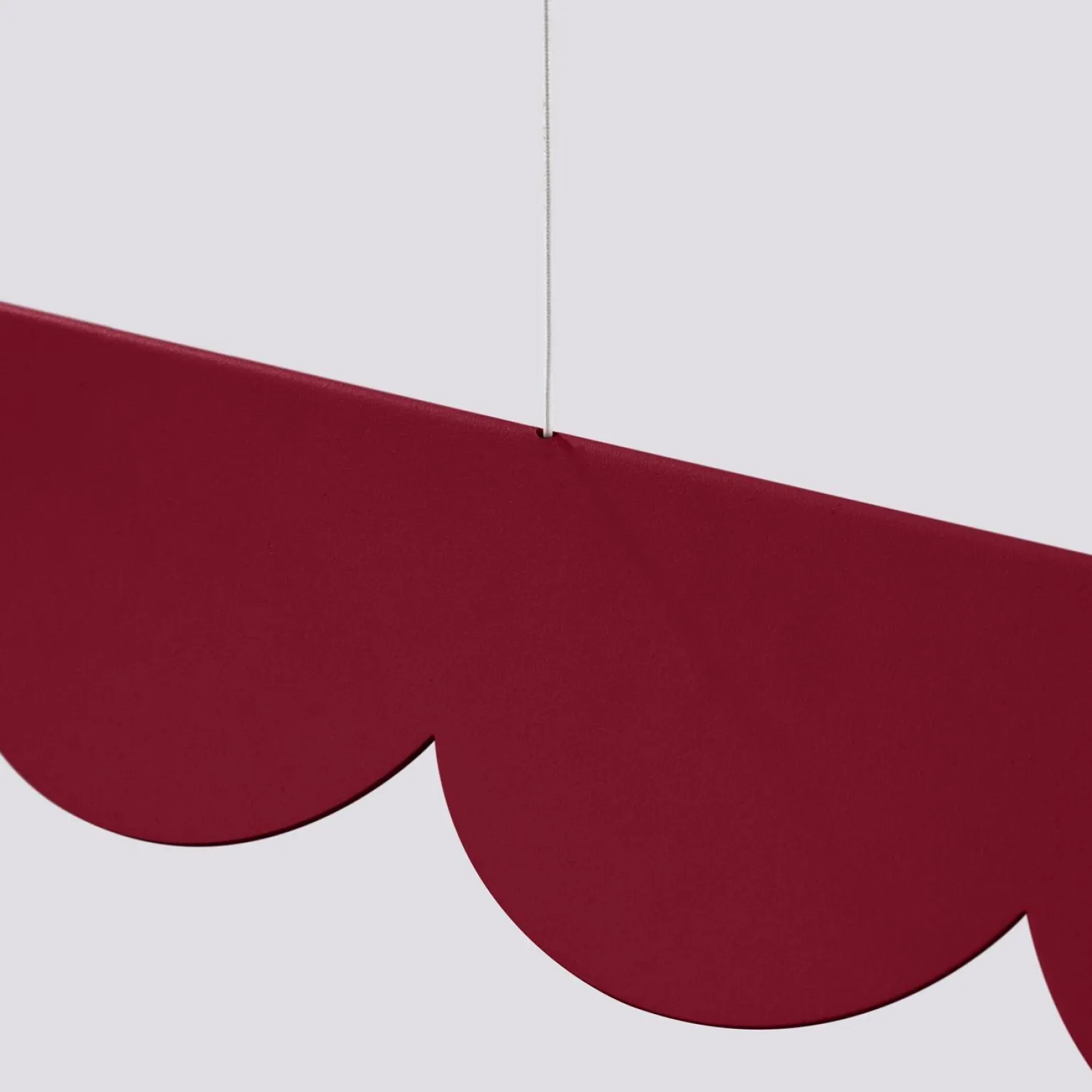 Lampa wisząca BISCUIT burgund LED 4000K (TH.657) - Thoro Lighting