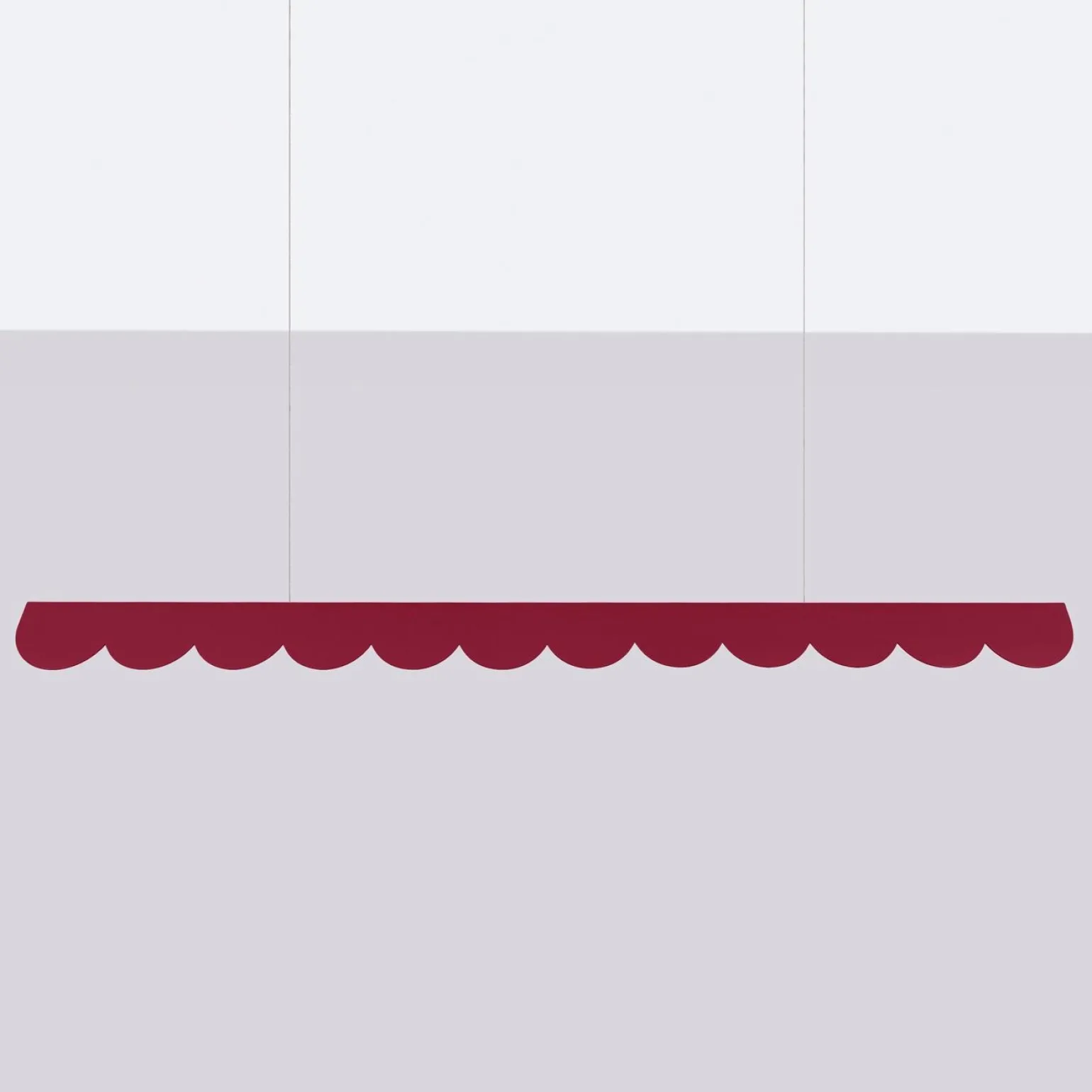 Lampa wisząca BISCUIT burgund LED 4000K (TH.657) - Thoro Lighting