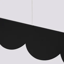 Lampa wisząca BISCUIT czarna LED 4000K (TH.654) - Thoro Lighting