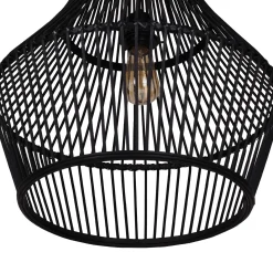 Lampa wisząca Boho bambusowa 38x38x142cm (55703-074) - DIJK