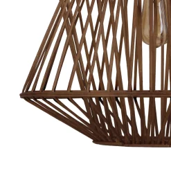 Lampa wisząca Boho bambusowa 46x46x140cm (55706-017) - DIJK