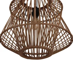 Lampa wisząca Boho bambusowa 46x46x140cm (55706-017) - DIJK