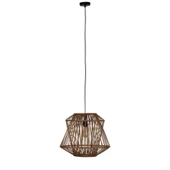 Lampa wisząca Boho bambusowa 46x46x140cm (55706-017) - DIJK
