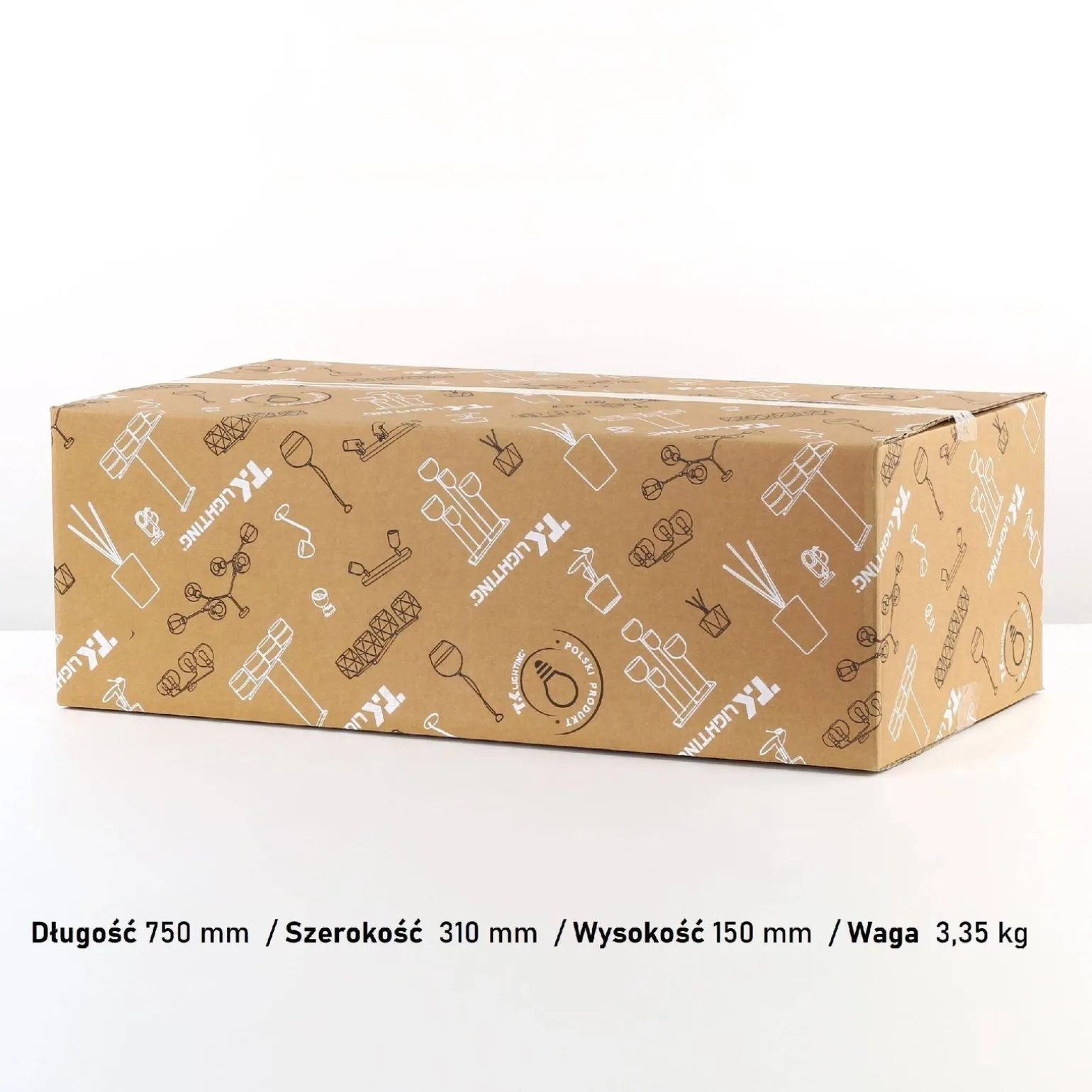 Lampa wisząca BONO BEIGE 4 listwa (10213) - TK Lighting