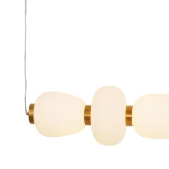 Lampa wisząca BRILLA-6 LED biało-złota 125 cm (ST-CP241210-6L GOLD) - Step into Design