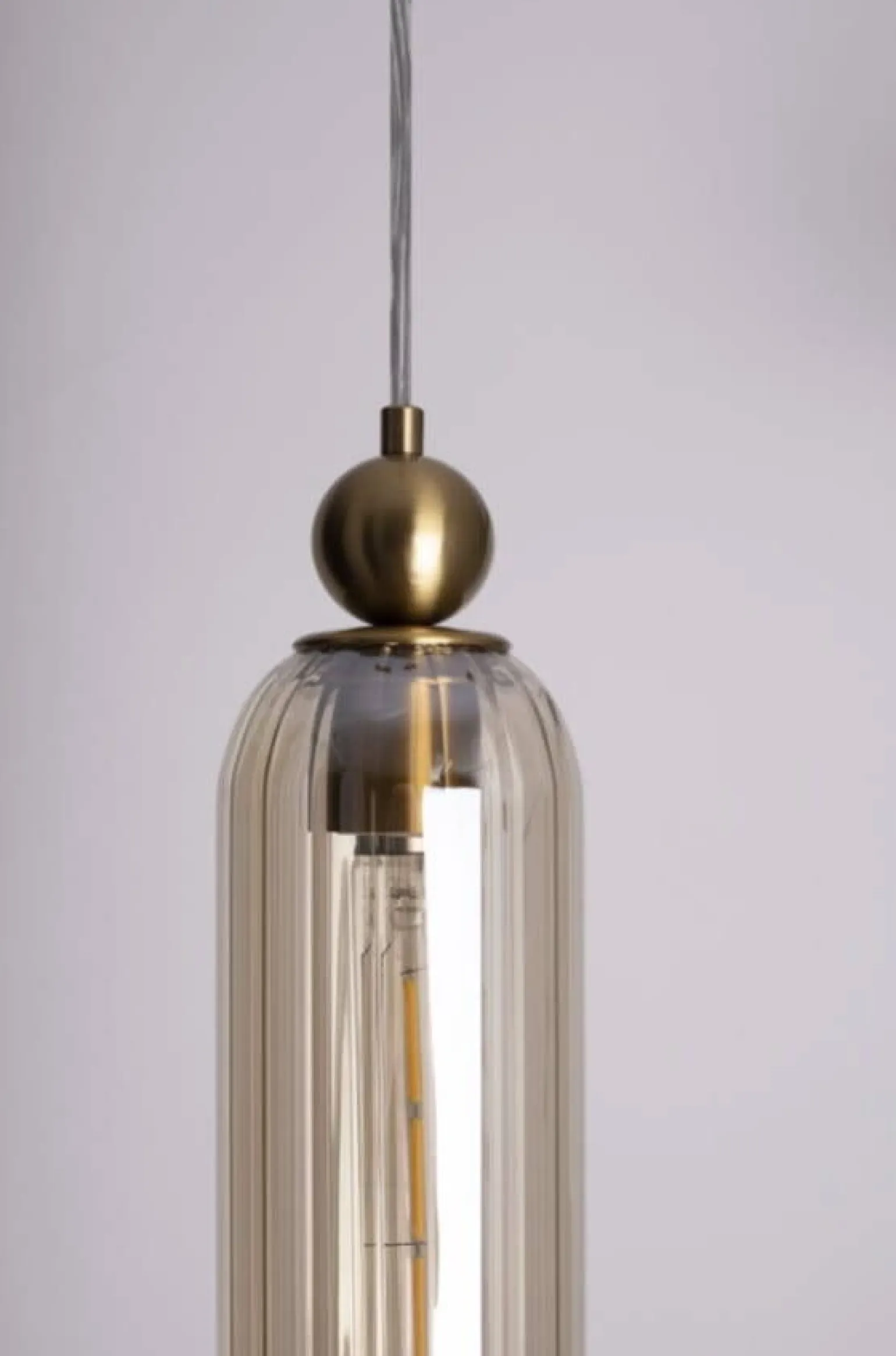 Lampa wisząca CAMPANILA kolor szampański (P0510) - MAXLIGHT