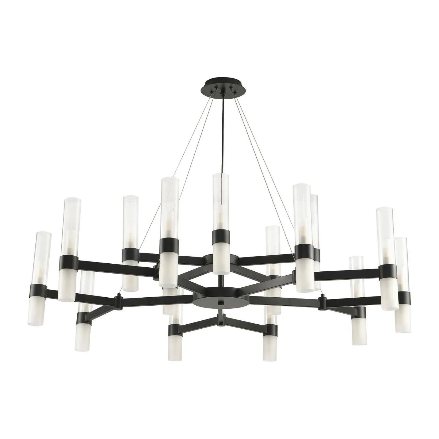 Lampa wisząca CANDELA-15 czarna 120 cm (DN1505-15 black) - Step into Design