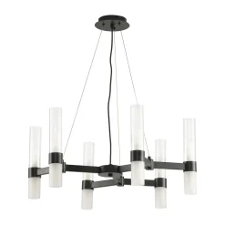 Lampa wisząca CANDELA-6 czarna 70 cm (DN1505-6 black) - Step into Design
