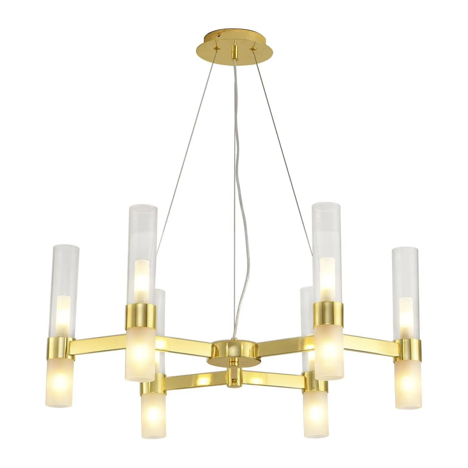 Lampa wisząca CANDELA-6 złota 70 cm (DN1505-6 gold) - Step into Design