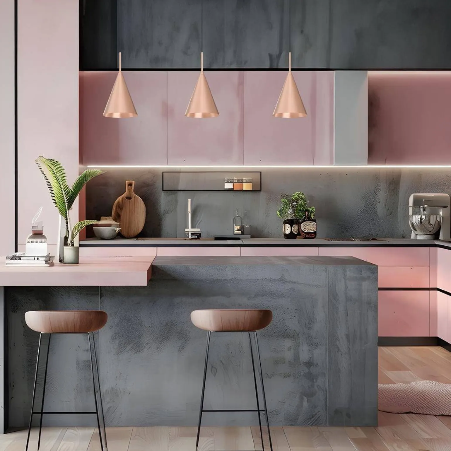 Lampa wisząca CAPITAL miedziana Ø17cm (MLP0966) - Milagro