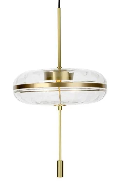 Lampa wisząca CHAPLIN 360 mosiądz - LED (MD12001-1-360) - King Home