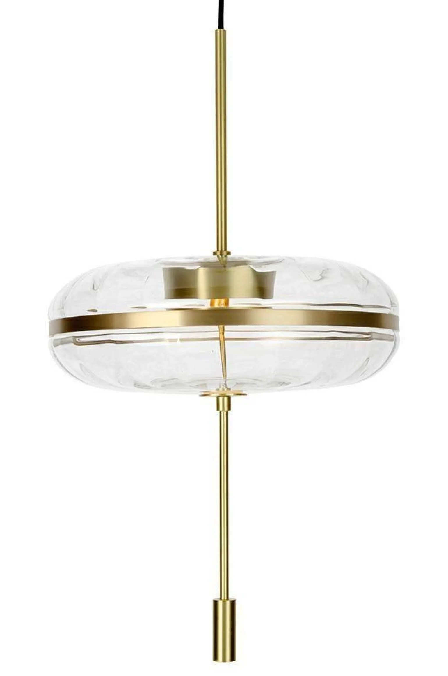 Lampa wisząca CHAPLIN 360 mosiądz - LED (MD12001-1-360) - King Home