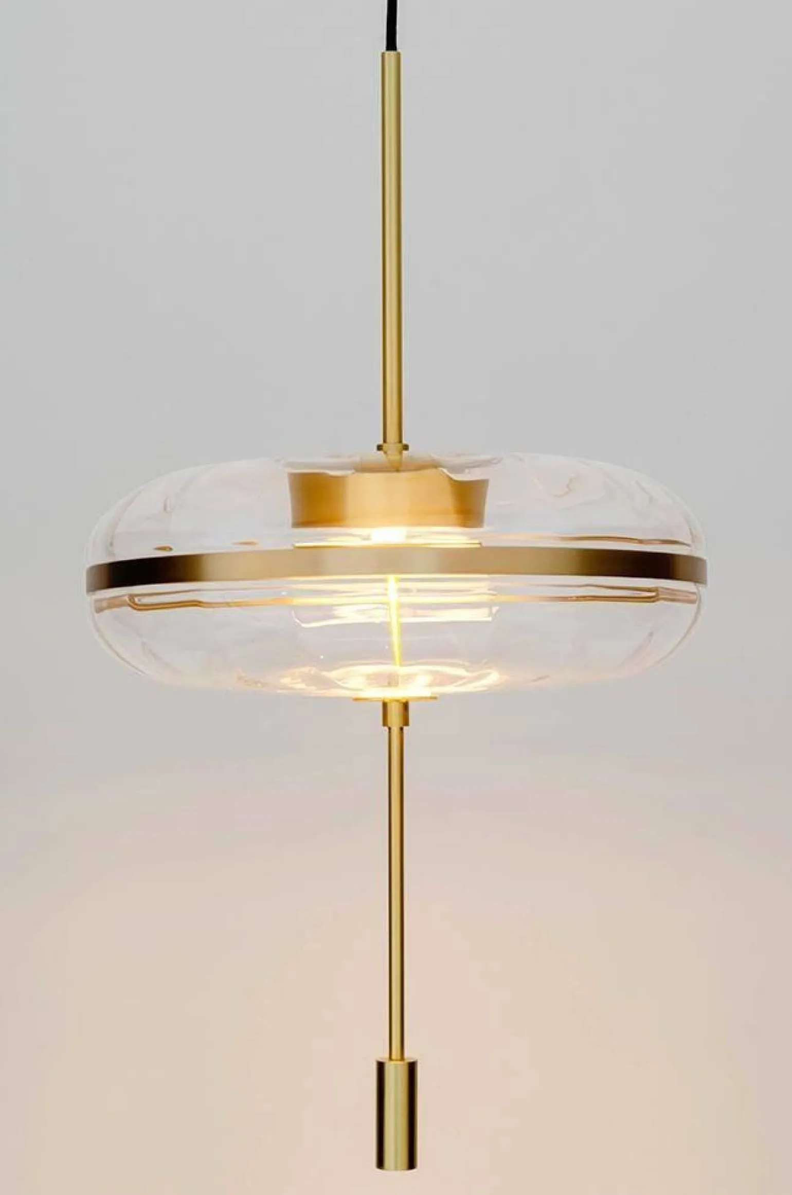 Lampa wisząca CHAPLIN 360 mosiądz - LED (MD12001-1-360) - King Home