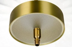 Lampa wisząca CHAPLIN 360 mosiądz - LED (MD12001-1-360) - King Home