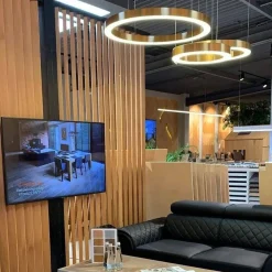 Lampa wisząca CIRCLE 60 LED ściemniana (ST-8848-60 brass) - Step into Design