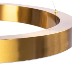 Lampa wisząca CIRCLE 60+60 LED mosiądz na 1 podsufitce (ST-8848-60+60 brass) - Step into Design