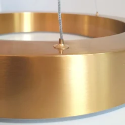 Lampa wisząca CIRCLE 60+60 LED mosiądz na 1 podsufitce (ST-8848-60+60 brass) - Step into Design