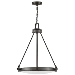Lampa wisząca Collier - 4 źródła światła - Zgaszona czerń (HK-COLLIER-P-BX) - Elstead Lighting