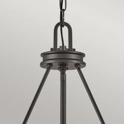 Lampa wisząca Collier - 4 źródła światła - Zgaszona czerń (HK-COLLIER-P-BX) - Elstead Lighting