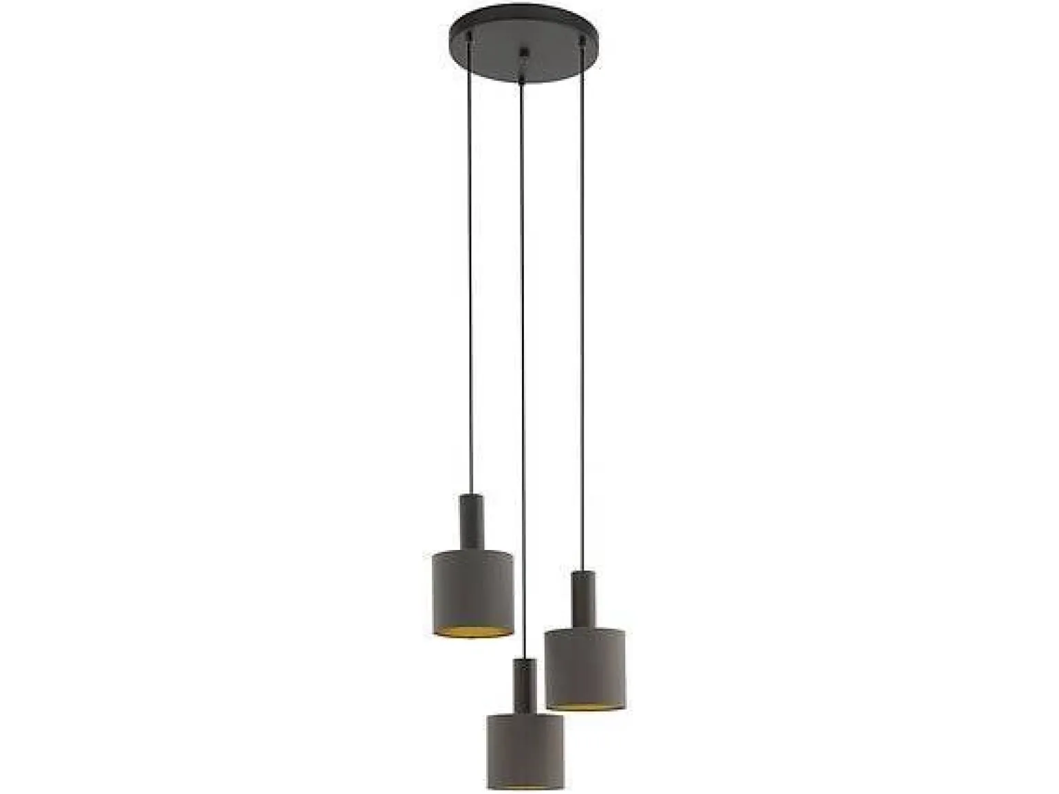 Lampa wisząca CONCESSA 1 ciemny brązowy (97684 - EGLO) - żyrandol