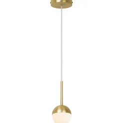 Lampa wisząca CONTINA Nordlux G9 5W Metal Mosiądz