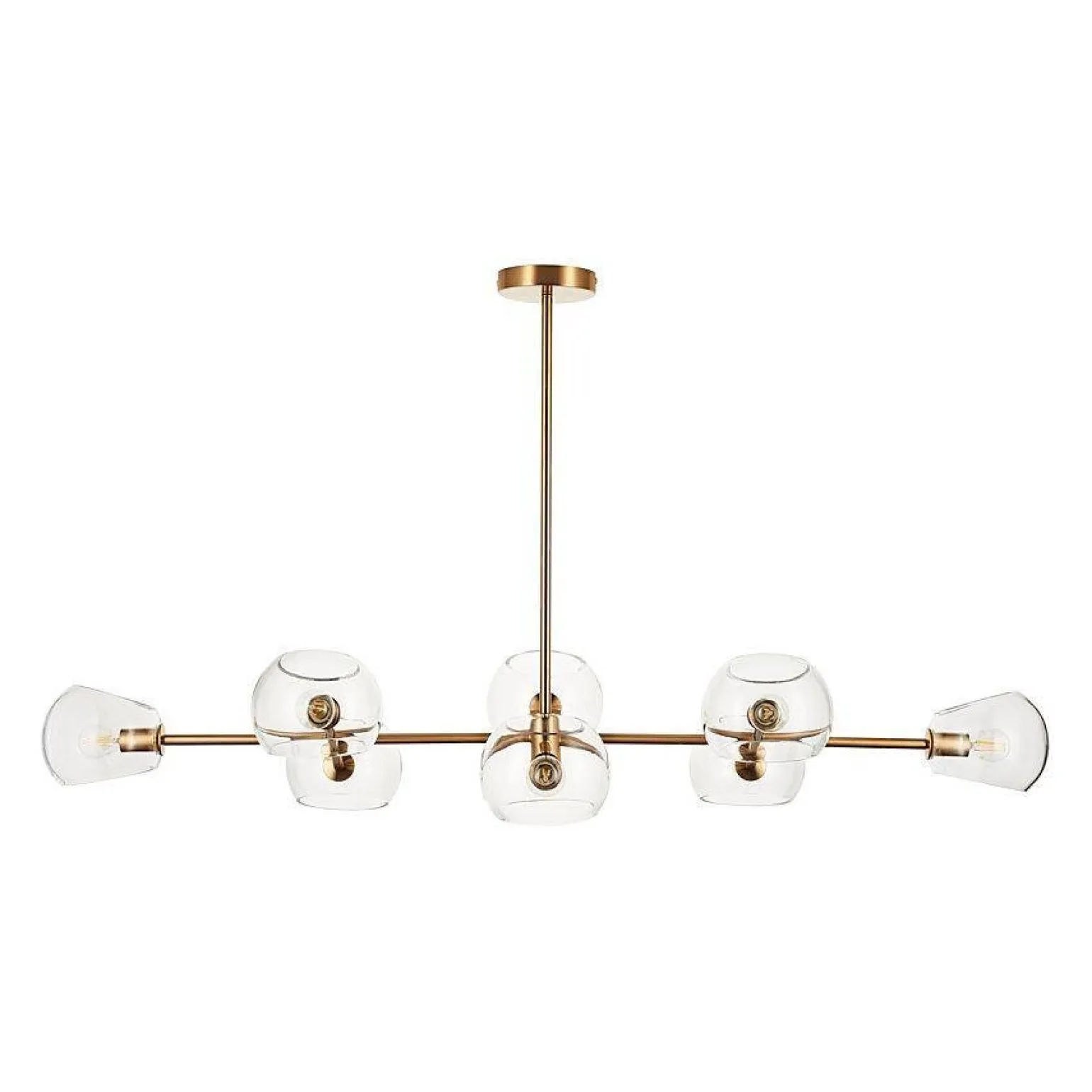 Lampa wisząca COSMIC-8 złota 85 cm (ST-8954-P8) - Step into Design