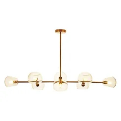 Lampa wisząca COSMIC-8 złota 85 cm (ST-8954-P8) - Step into Design