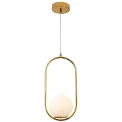 Lampa wisząca COSTA SOLO złota 40 cm (DP0001A-400 gold) - Step into Design