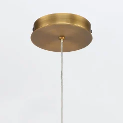 Lampa wisząca Cumberland - 1 źródło światła - Szczotkowane złoto (QN-CUMBERLAND-1P-BG) - Quintiesse