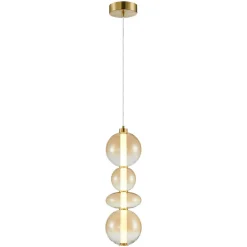 Lampa wisząca DAPHNE AMBER 36W (ML0346) - Milagro