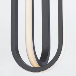 Lampa wisząca Demark - Matowa czerń (QN-DEMARK-1P-BK) - Quintiesse