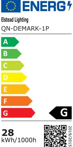 Lampa wisząca Demark - Szczotkowane złoto (QN-DEMARK-1P-BG) - Quintiesse