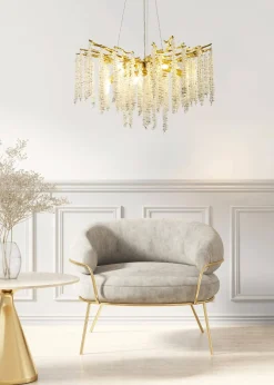 Lampa wisząca DIJON złota (MD3720-1-EGN) - Zuma Line