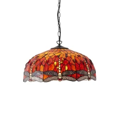 Lampa Wisząca Dragonfly flame (64082) Tiffany