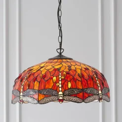 Lampa Wisząca Dragonfly flame (64082) Tiffany