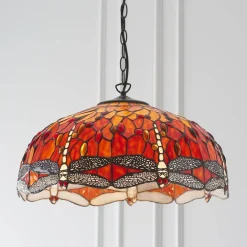 Lampa Wisząca Dragonfly flame (64082) Tiffany