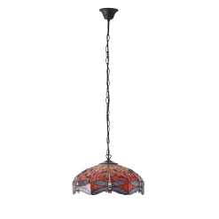Lampa Wisząca Dragonfly flame (64081) Tiffany