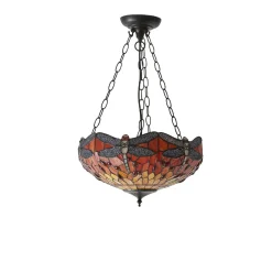 Lampa Wisząca Dragonfly flame (64076) Tiffany