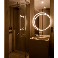 Lampa Wisząca Echo Vertical 90 Kol. Jasny Złoty 4000 - Ramko