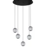 Lampa wisząca EDEM 5 ROUND Czarny (AZ6017) - Azzardo