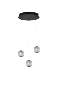 Lampa wisząca EDEM 3 ROUND Czarny (AZ6019) - Azzardo
