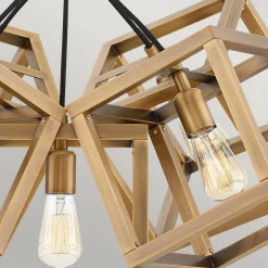 Lampa wisząca Ensemble - 5 źródeł światła - Szczotkowany brąz (QN-ENSEMBLE5P-BB) - Quintiesse