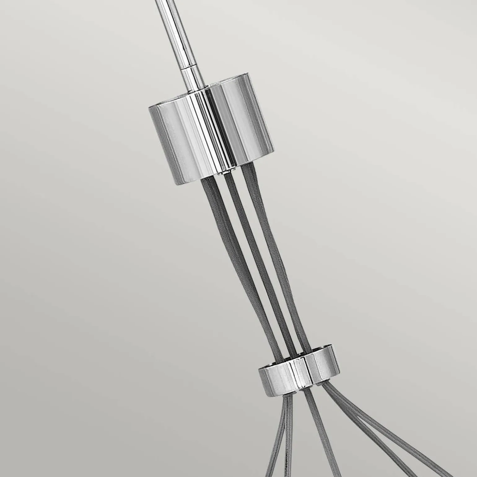 Lampa wisząca Ensemble - 5 źródeł światła - Polerowany nikiel (QN-ENSEMBLE5P-PN) - Quintiesse