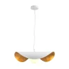 Lampa wisząca ENZO biało złota 60 cm (ST-F22020601-D60 white) - Step into Design