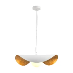 Lampa wisząca ENZO biało złota 60 cm (ST-F22020601-D60 white) - Step into Design