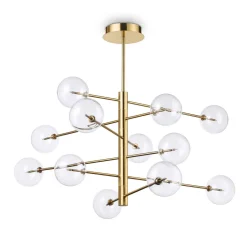 Lampa wisząca EQUINOXE Mosiądz (EQUINOXE_SP12_OTTONE) - Ideal Lux