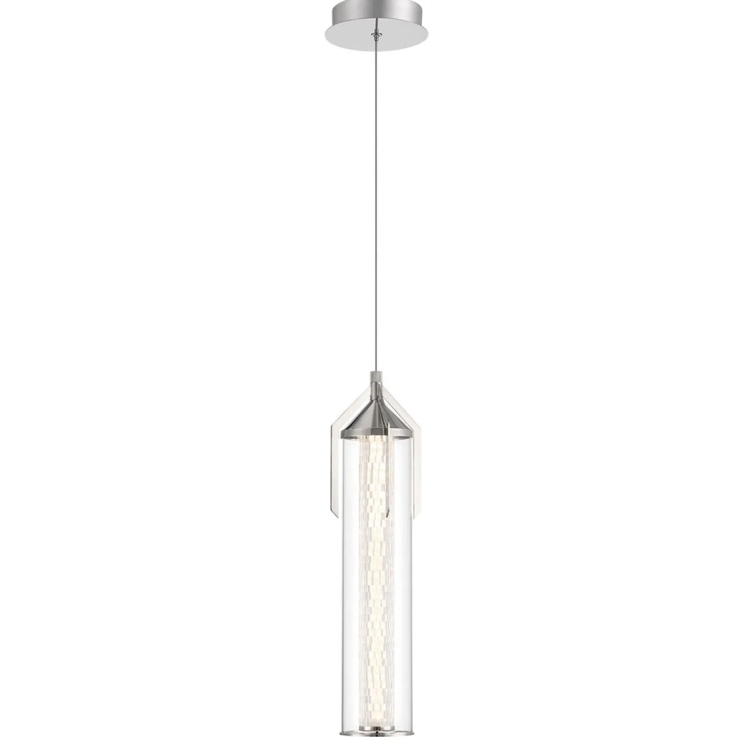 Lampa wisząca Espada - Polerowany chrom (QN-ESPADA-1P-PC) - Quintiesse