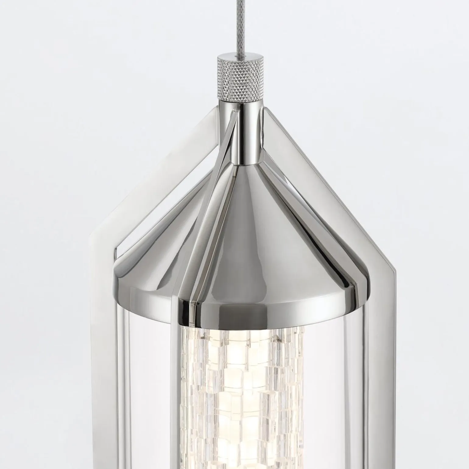 Lampa wisząca Espada - Polerowany chrom (QN-ESPADA-1P-PC) - Quintiesse