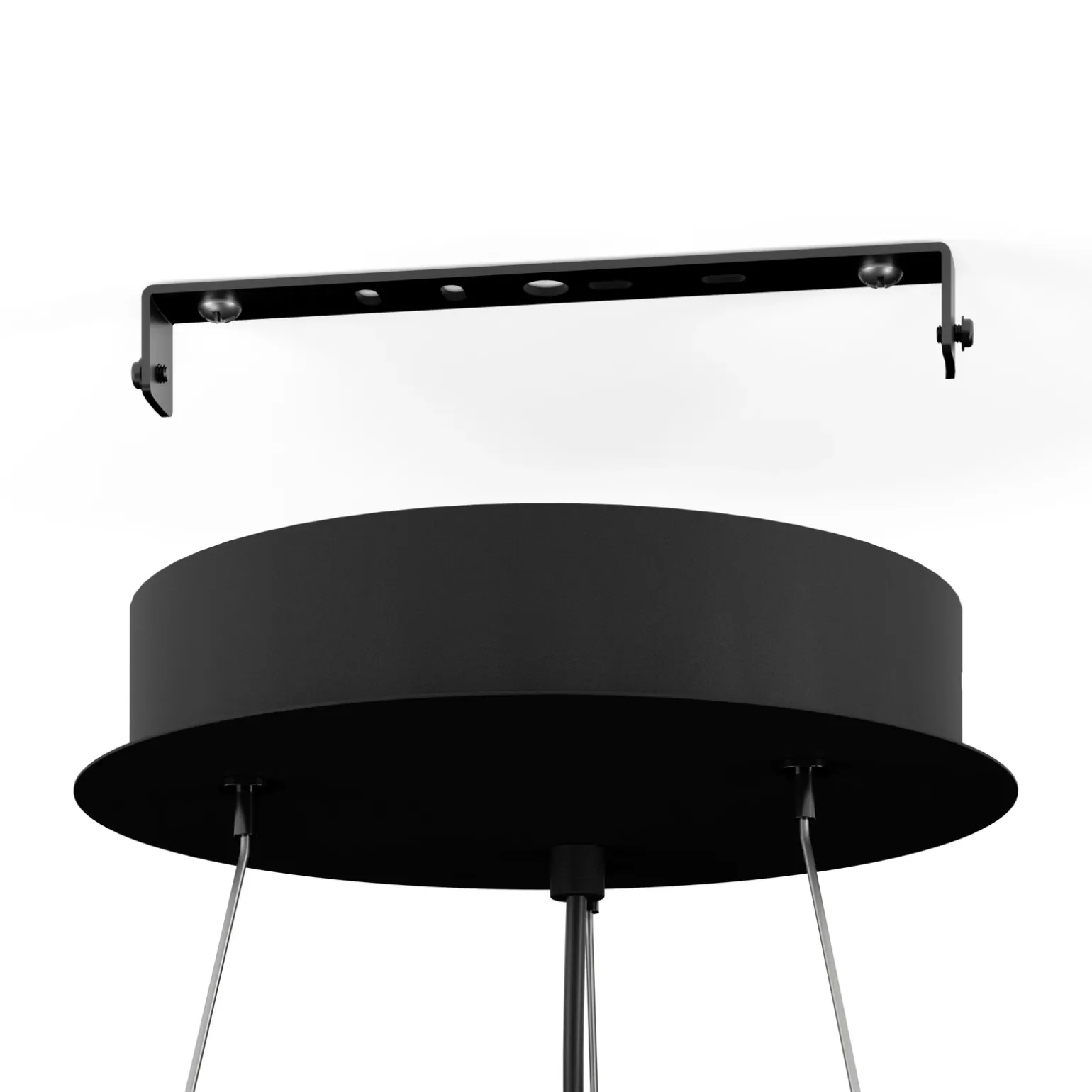 Lampa wisząca ESTANYS 1 czarna (390161) - EGLO