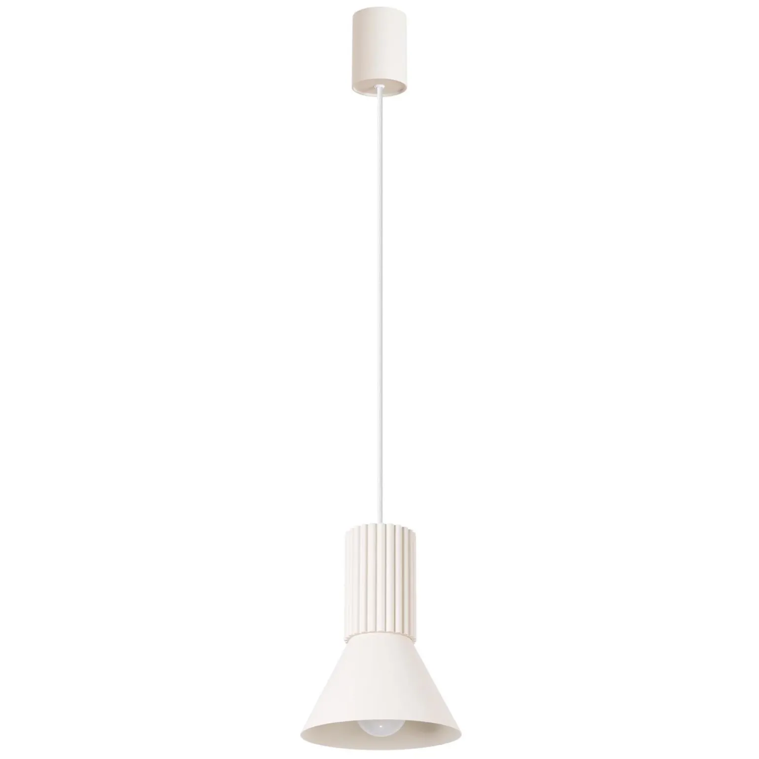 Lampa wisząca ESTRIA 1 beżowa (SL.1870) - Sollux Lighting